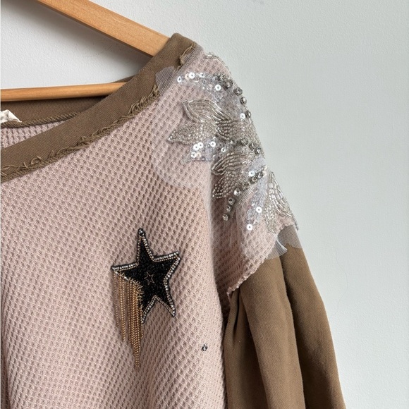 POL Thermal Glam Patch Top MEDIUM - Picture 4 of 6